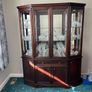 Large Mahogany Display Cabinet without contents Image 3