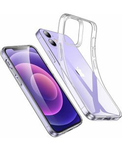 Clear Silicone Case For Apple iPhone 12, iPhone 12 PRO Thin Soft TPU Back Cover