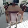 Skovby table and 6 chairs Image 3