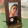 Our Lady of Medjugorje Wooden Icon Image 8