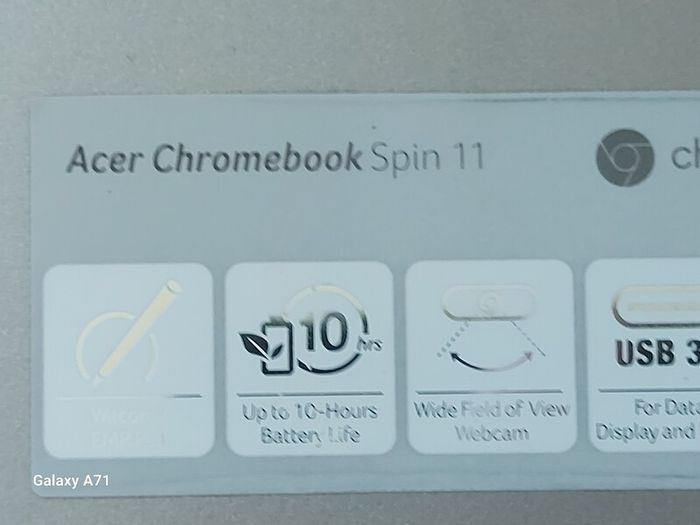 ACER CHROMEBOOK CP311 Series, Model N17Q8, 32GB HDD, in excellent condition, excellent Battery