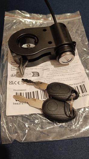 Original Lock with Throttle for Kukirin G2 Pro / G2 Max Electric Scooter New Lock with Key Kugoo Scooter Parts
