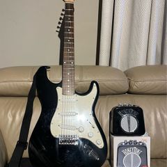 Electric Guitar and danelectro Amplifier kit with cable and strap