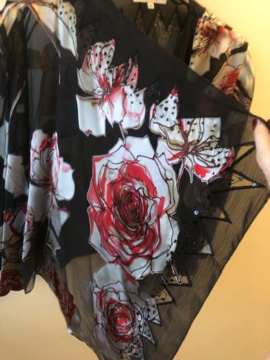 Dressy chiffon cardigan (size 24)