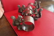 Set of 4 Vintage Silver-Plated Napkin Rings