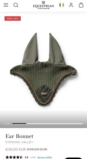 New Stockholm Ear Bonnet Striking Valley
