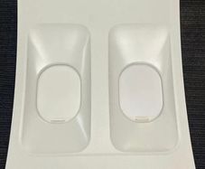 Interior Aircraft Double Window Panel