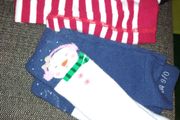 Baby girl Christmas tights 0-6 months