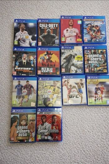 PS4 is 14 Games Brand New Excellent Condition