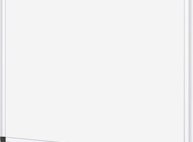 SALE | Magnetic Whiteboard Silver Aluminium Frame, W90xH60CM