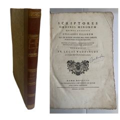 Antiquarian Book by Fr. Luke Wadding, 1805