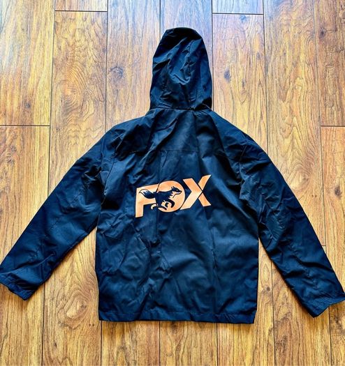 Fox logo MTB weather proof hooded jacket , size M-L