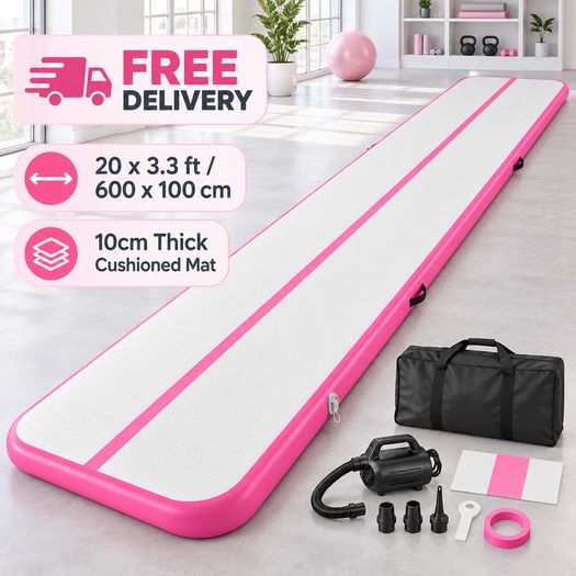 Inflatable Gymnastics Mat 6m 20ft with Electric Pump