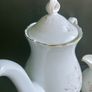 MZ Moritz Zdekauer Bohemian Porcelain Coffee Pot and Creamer Image 3