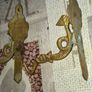 2 Vintage Bronze/Brass Dragon Wall Hooks Ornate Coat Hooks Hat Rack Farmhouse Home Decor Image 8