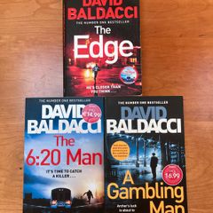 David Baldacci 3 Books , The Edge, The 6.20 Man & A Gambling Man by David Baldacci