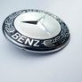 Mercedes Cls Bonnet Badge Flat Style 2 Pins W219 New A6388170116 Image 3