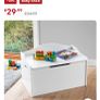 Grey Wooden Toy Box Image 3