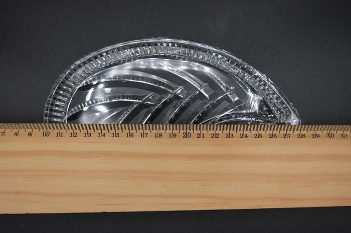 Vintage Waterford Crystal Paisley Leaf Dish Handcrafted Irish Art Glass