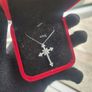 Cross pendant + 925 sliver chain Image 2