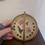 vintage brass and enamel trinket dish Image 2