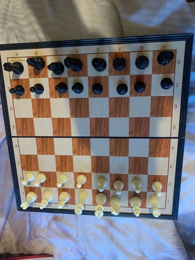 Boxed Magnetic foldable Chess set