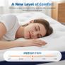 King Size Mattress - 5FT, 10 Inch Memory Foam with Pocket Spring Hybrid, Medium Support, Motion Isolation, Breathable Soft Fabric, Comfortable Sleep, 150x200x25CM Image 5