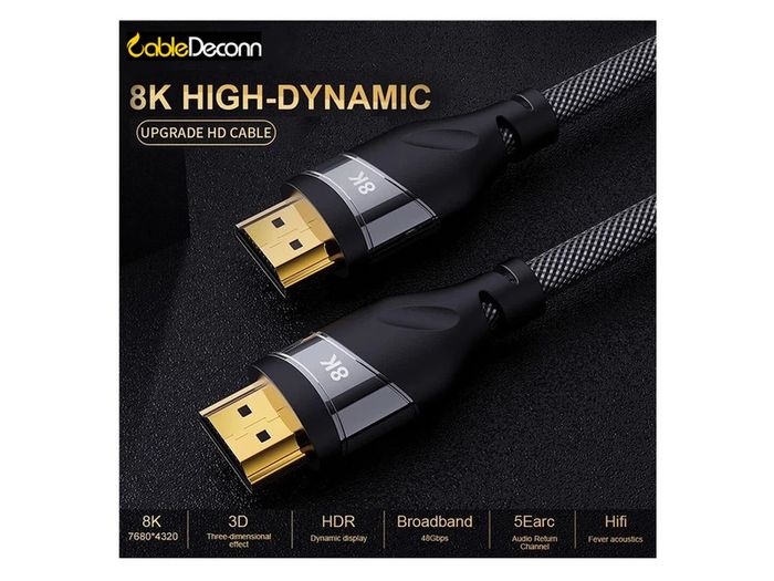 Premium 8K Display/Video Cables & Adapters (Brand New/Warranty)