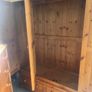 Triple Wardrobe with double drawers and matching 6 Drawer chest Solid pine Image 2