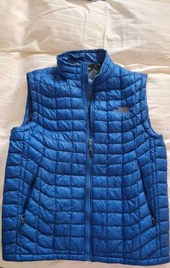 Mens gillet, blue, North Face, size US medium. Aisa L