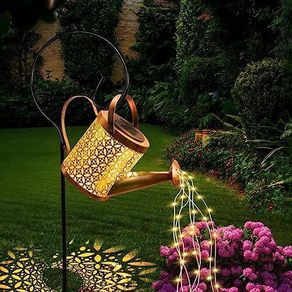 Solar Watering Can Light, LED Solar String Lights Waterproof Dual Mode Water Can Lights for Garden Patio Yard Pathway Lantern Plant Decoration