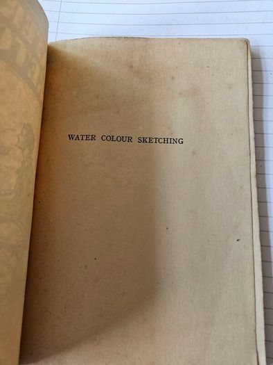 Water Colour Sketching. By T.r.grayson. Paperback In Fair Condition.
