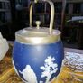 2 Jasperware biscuit /sweet barrels Image 3