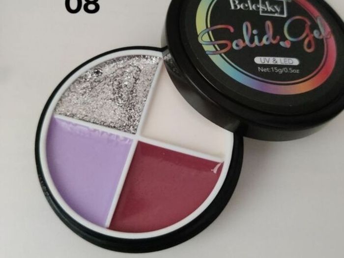 Solid Nail Gel Polish 4 in 1