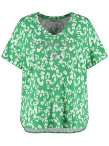 SAMOON  Further Reduced.   New Top In Emerald Green And White With A Diamonte Motif . Length Is 30 Inches