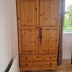 Solid Pine Wardrobe