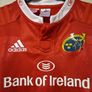 Munster Jersey.  Official Adidas Youth Age 11 to 12 Years Home Jersey.  Collect In Dublin Or Receive Via Post. Image 3