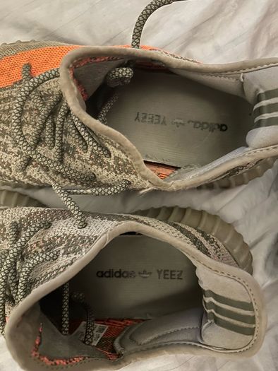 Reflective Yeezy belugas