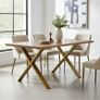 Gold X-Type Metal Table Legs 86x80 cm up to 250kg Image 10