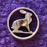 Hand Cut 3d Pence Coin Image 2