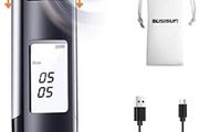 Portable Rechargeable Alcohol Tester,Semiconductor High Accurate Measurement Breathalyser with LCD Display