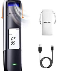 Portable Rechargeable Alcohol Tester,Semiconductor High Accurate Measurement Breathalyser with LCD Display