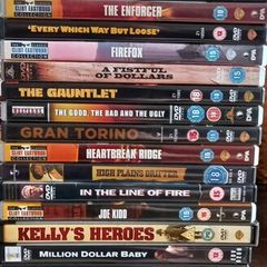 Clint Eastwood DVD Collection Bundle Dirty Harry Unforgiven GranTorino Etc.
