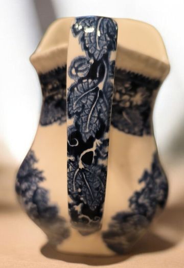 Vintage Masons Vista Blue Pitcher
