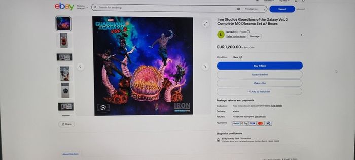 Iron Studios Guardians of the Galaxy Vol. 2 Art Scale 1:10 Battle Diorama