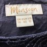 Monsoon Black Lace Pencil dress size 14 includes post Image 8