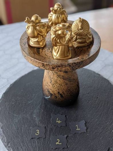 vintage  tiny good luck Buddha