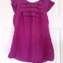 Women's Oasis Silk Top Size 10 Image 4