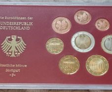 Germany Euro Coin Set 2003. 8 coins. 3.88 Euro. Mint F (Stuttgart) Proof.