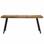 Dining Table Reclaimed Teak and Steel 180x90x76 cm Image 3